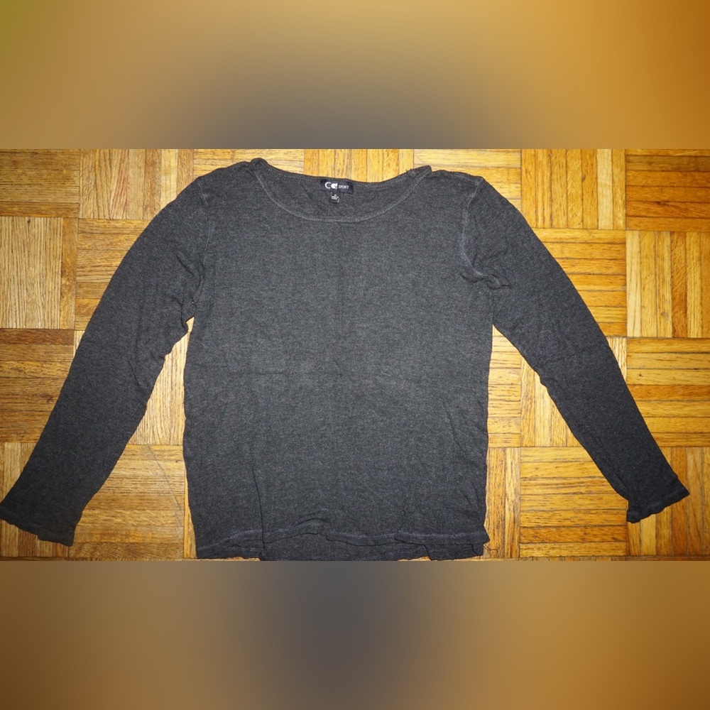 CG Sport Gray Long Sleeve Top